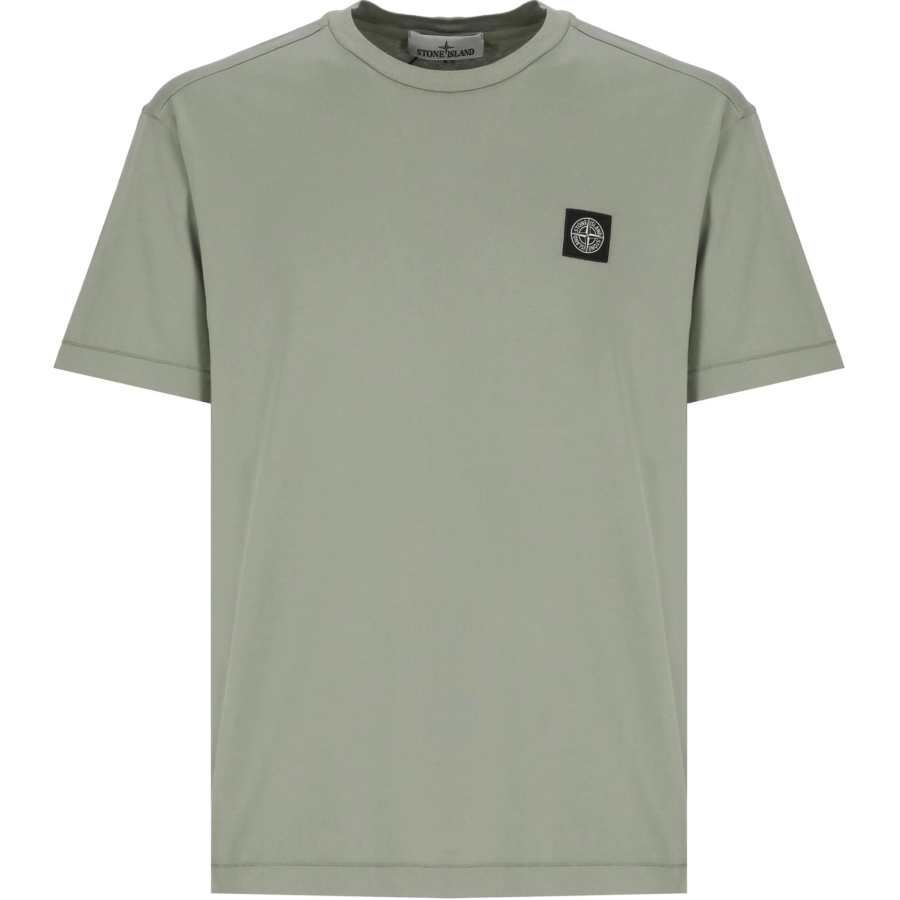 STONE ISLAND Compass Patch Crewneck T Shirt