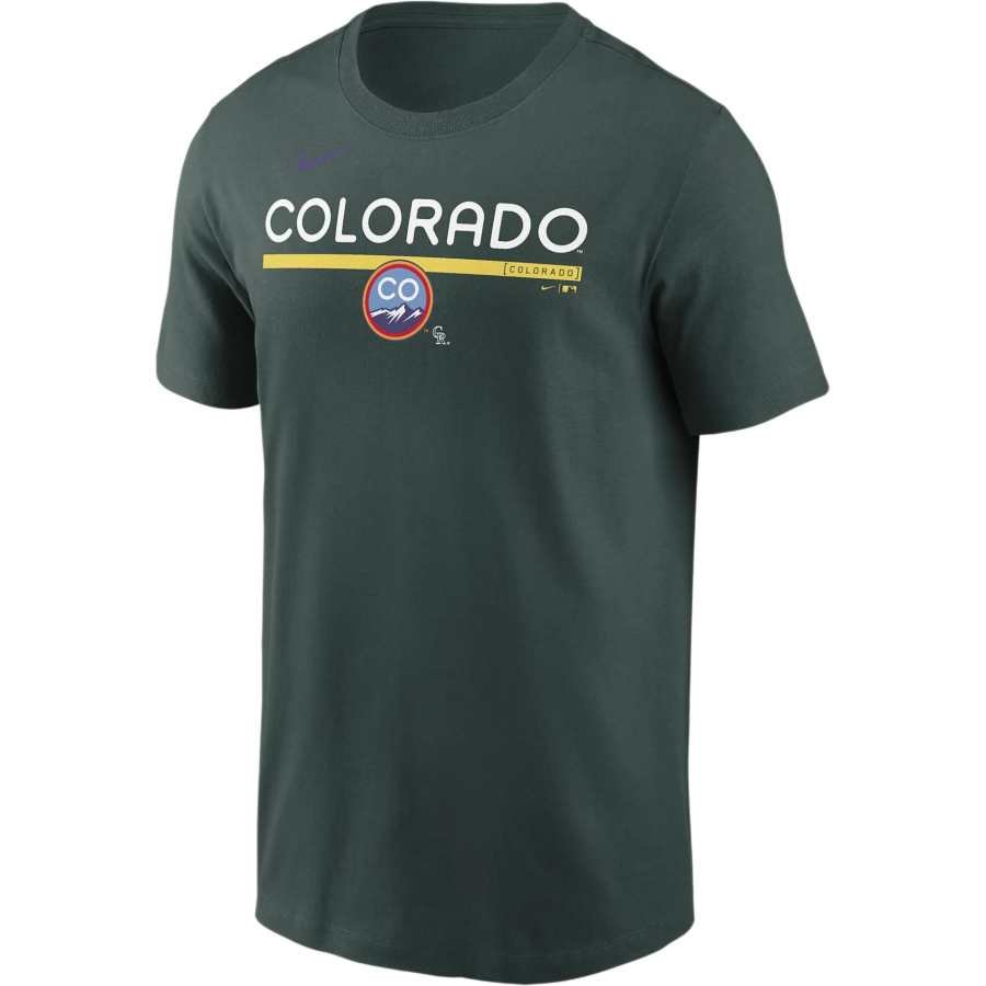 Nike Nike T Shirts Men's Green Crew Neck Moderate Straight Fit