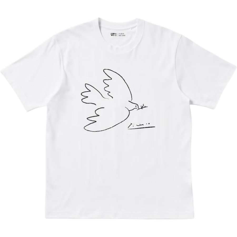 UNIQLO x BIJIASUO,LIANMINGKUAN Picasso, Collaboration SS25 T Shirt Unisex White