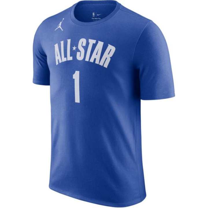 Jordan Jordan T Shirts Men's Blue Crew Neck Moderate