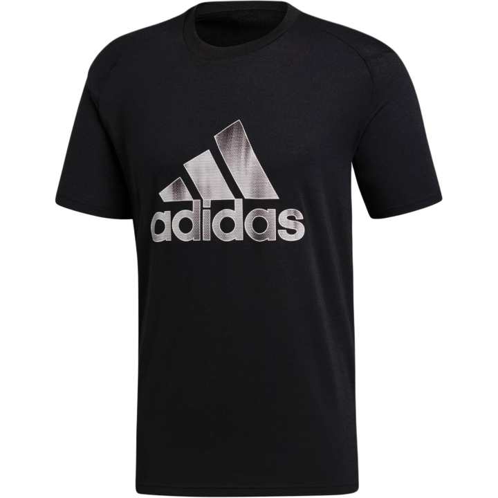 Adidas Adidas T Shirts Men's Black Crew Neck Moderate