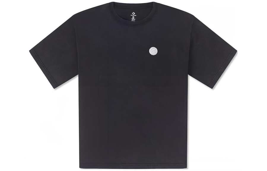 Converse Converse T Shirts Unisex Black Crew Neck Moderate