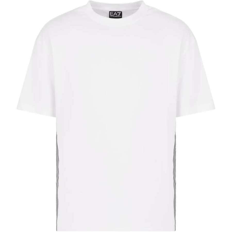 EMPORIO ARMANI Side Striped Logo Printed T-Shirt