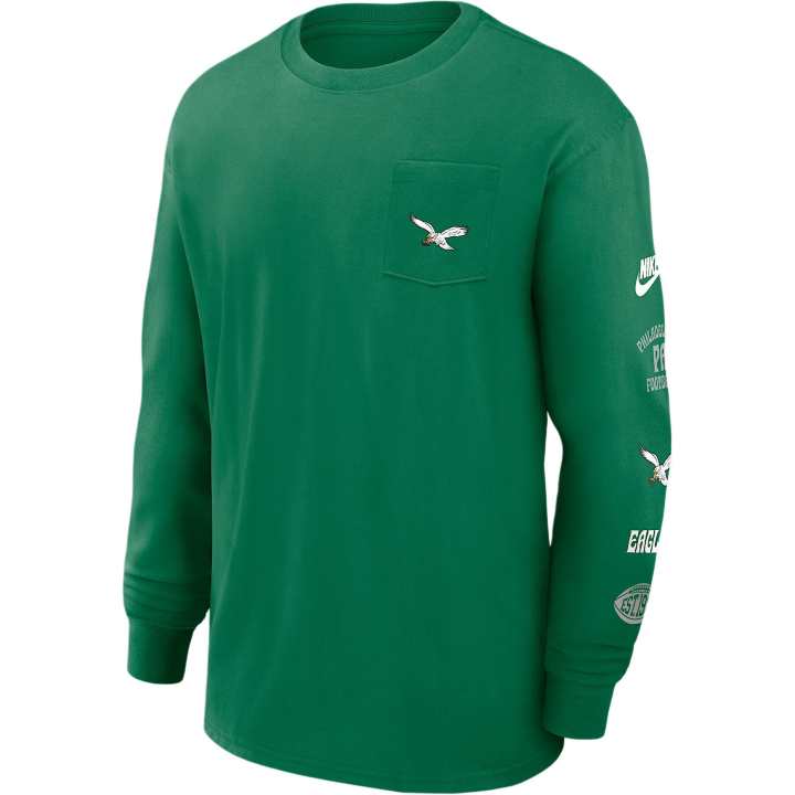 Nike Nike Philadelphia Eagles Rewind Max90 Pocket Men's Nike Nfl Long-Sleeve T-Shirt