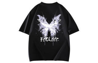 FONDLOOK T Shirts Men's Crew Neck Moderate Straight Fit