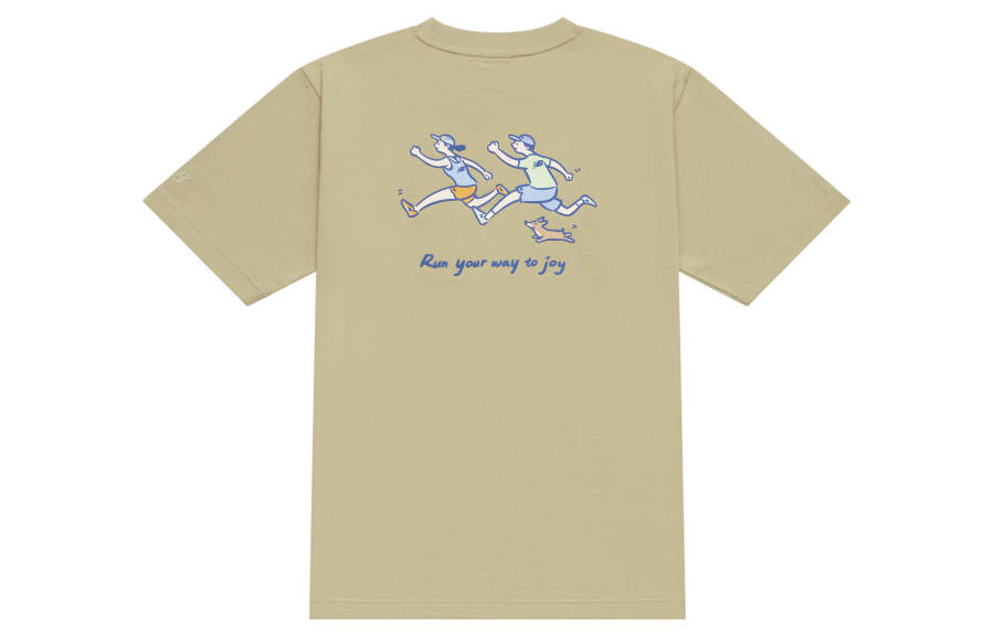 New Balance New Balance x PK SHEJISHILIANMINGKUAN Attraction Lifestyle Illustration Collection T Shirt Unisex Khaki