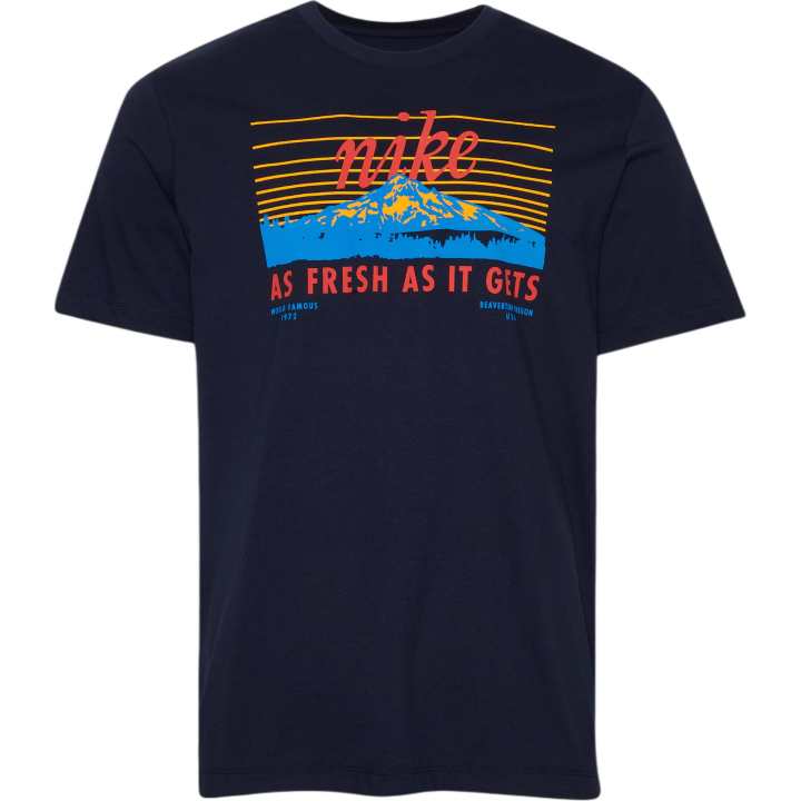 Nike Nike T Shirts Men's Black Crew Neck Moderate