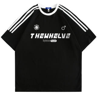 WHELVE T Shirts Unisex Crew Neck Moderate Heavyweight