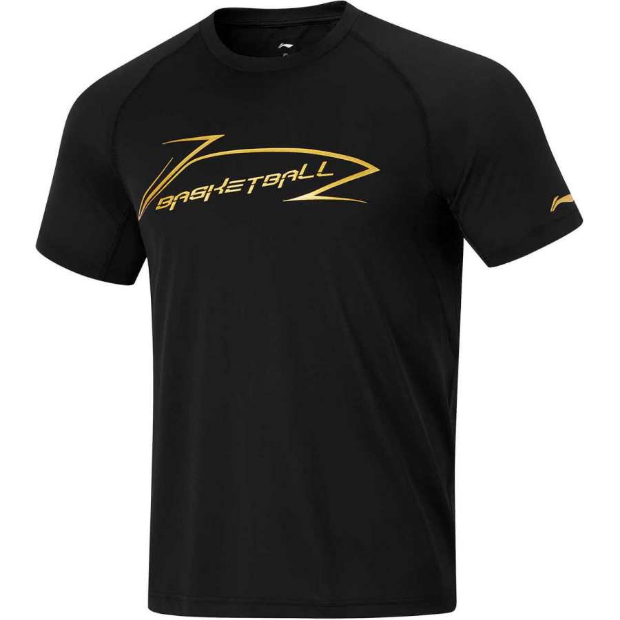 Li-Ning Li Ning Professional Basketball Collection T Shirt Men's Black