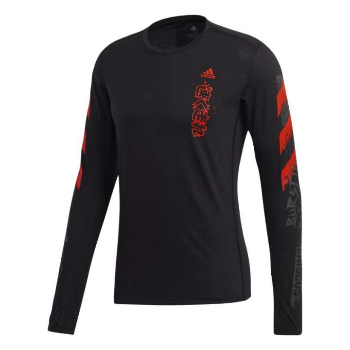 Adidas Adidas T Shirts Men's Black Crew Neck Moderate