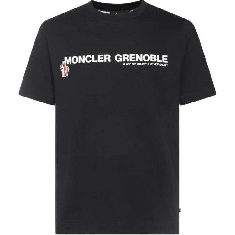 Moncler Grenoble Logo Patch Crewneck T Shirt