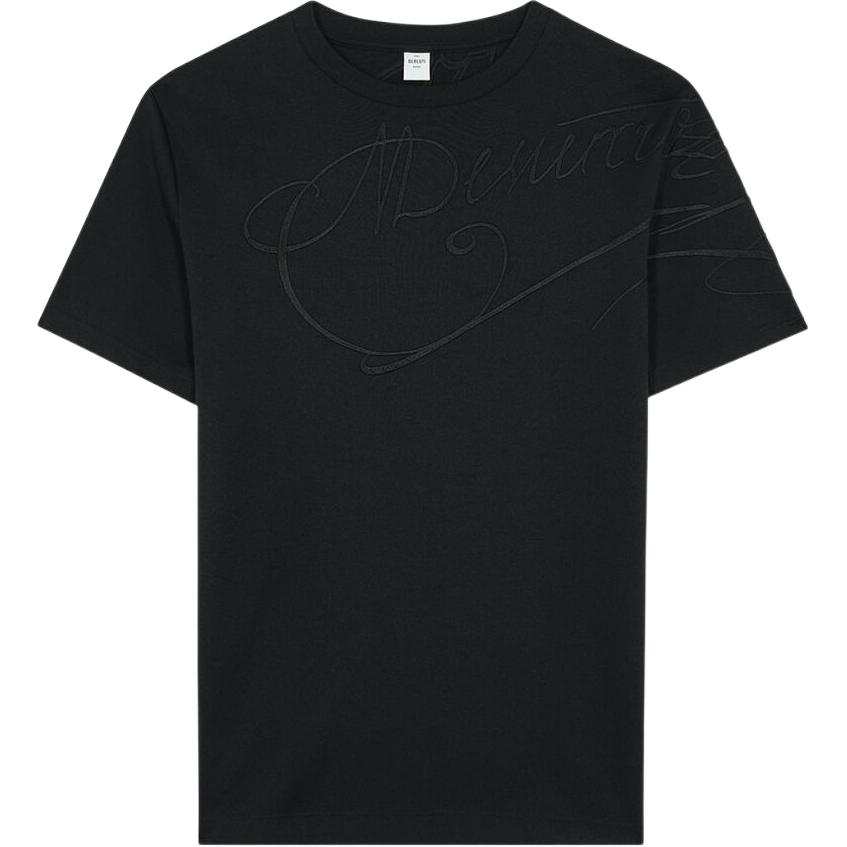 BERLUTI T Shirts Men's Black Crew Neck Moderate Straight Fit