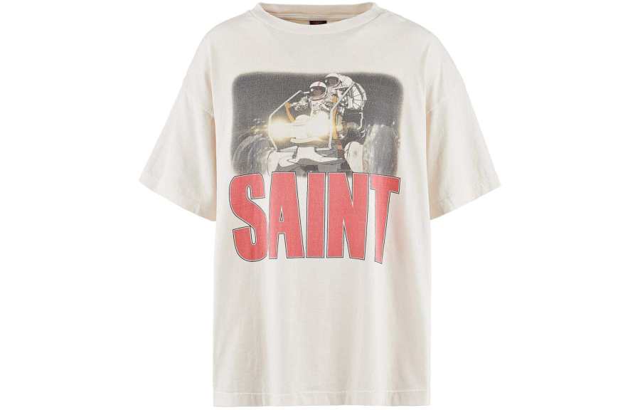 SAINT Mxxxxxx SAINT Mxxxxx x FREEDOM SS24 T Shirt Unisex White