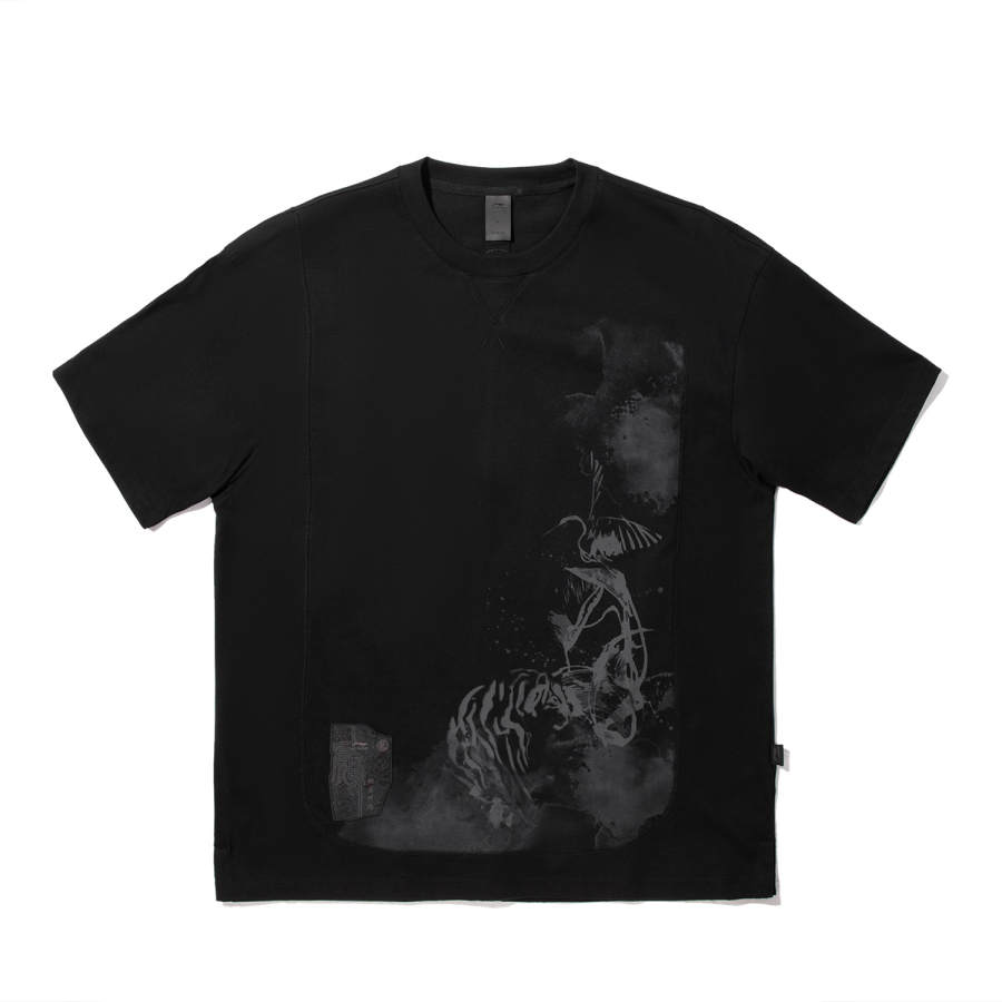 Li-Ning Li Ning x CHENGLONG,LIANMINGKUAN T Shirt Men's Black