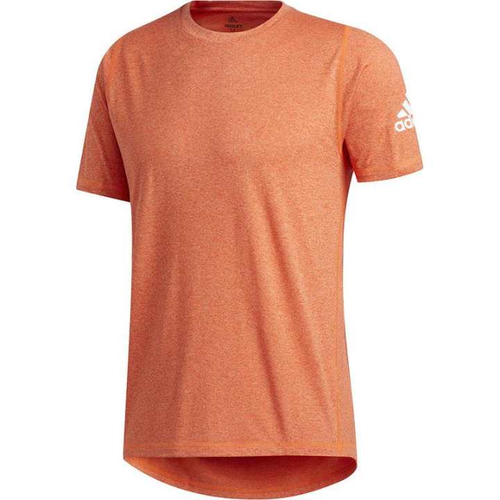 Adidas Adidas T Shirts Men's Orange Crew Neck Moderate