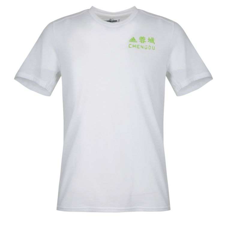Adidas Adidas T Shirts Men's White Crew Neck Moderate