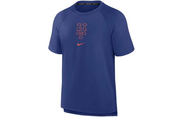 Nike Nike New York Mets Arched Wordmark Men's Nike Dri-FIT Mlb Hooded T-Shirt