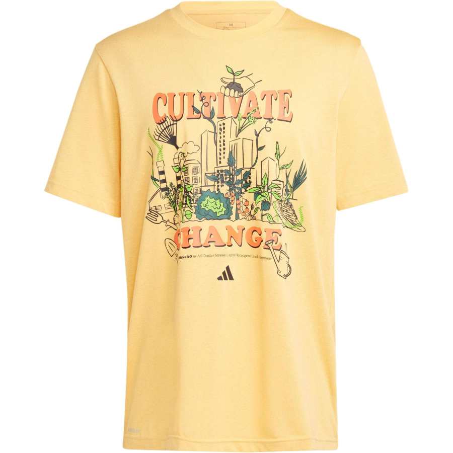 Adidas Adidas DAYEARTH DAY T Shirt Men's Yellow
