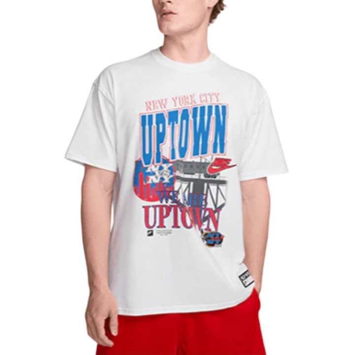 Nike Nike T Shirts Men's White Crew Neck Moderate