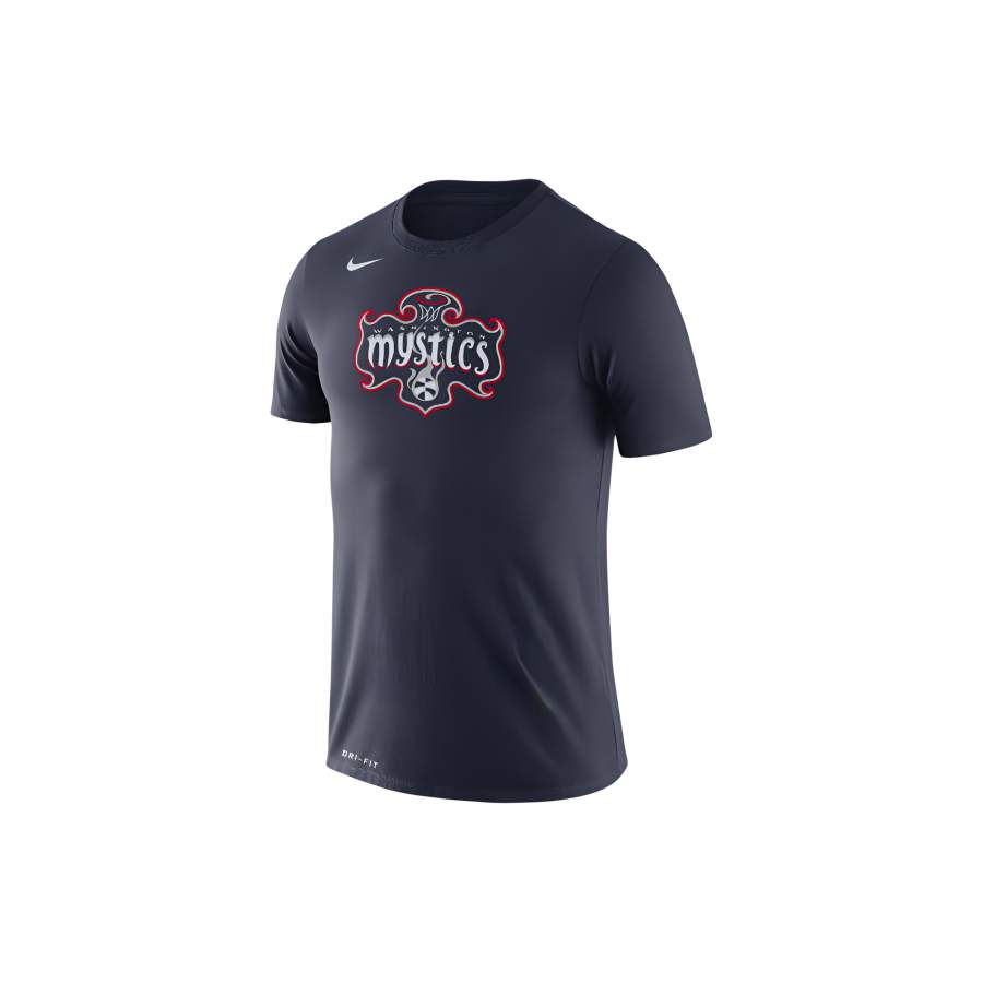 Nike Nike T Shirts Men's Marine Blue Crew Neck Moderate Straight Fit