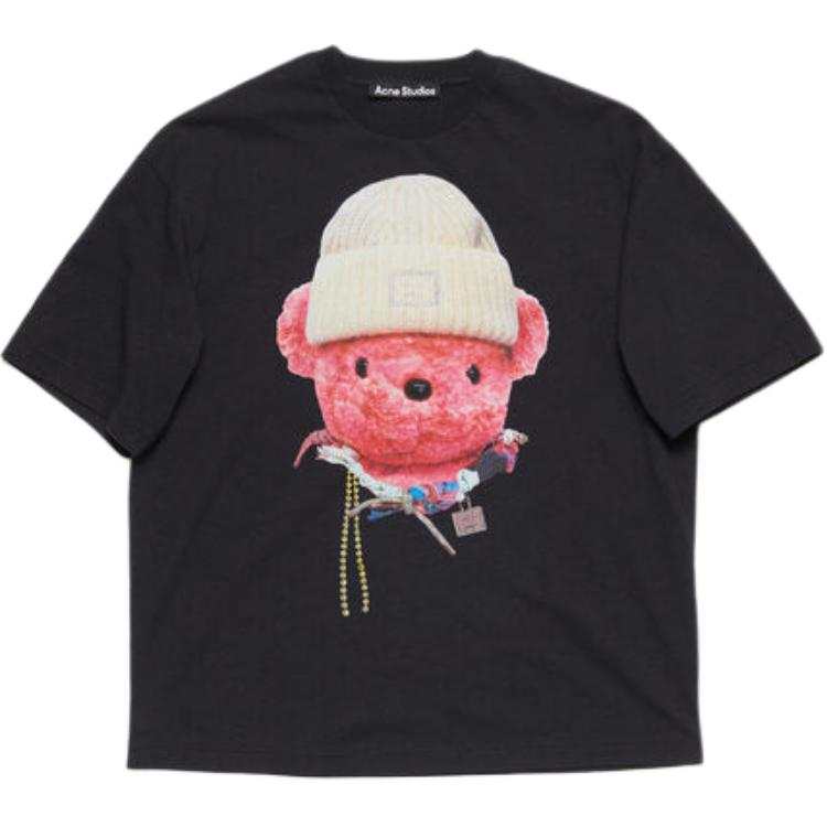 Acne Studios Acne Studios Teddy Printed Crewneck T-Shirt