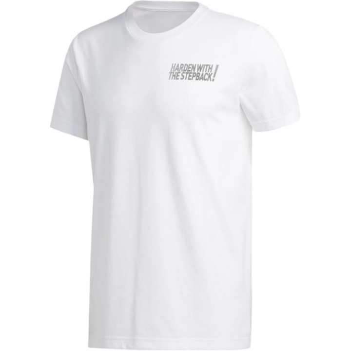 Adidas Adidas Harden Stepback T Shirt Men's White