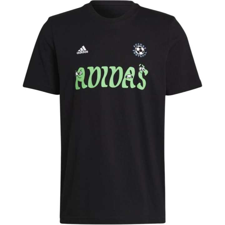 Adidas Adidas T Shirts Men's Black Crew Neck Moderate