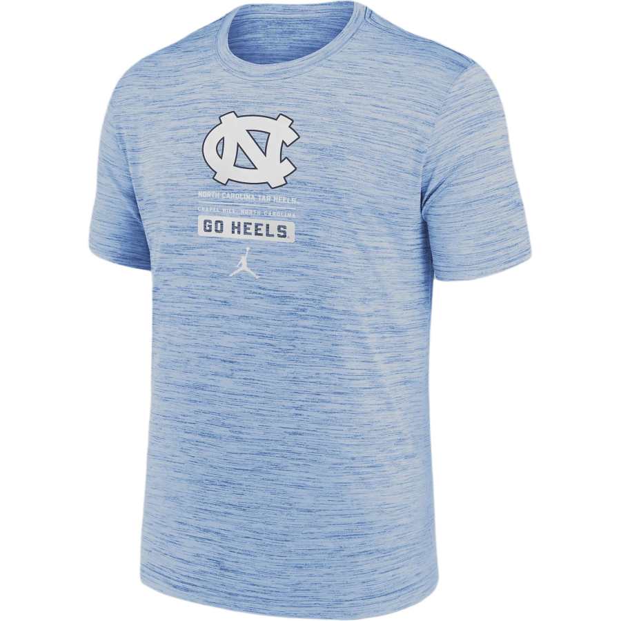 Jordan Jordan North Carolina Tar Heels Campus Center Block Velocity Men's Nike Dri FIT College T Shirt