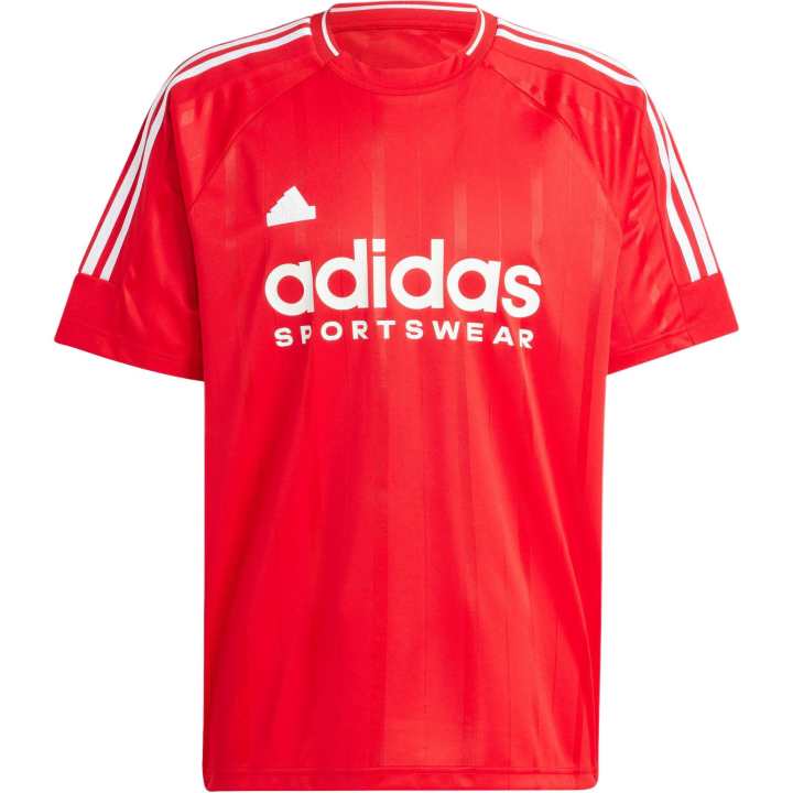 Adidas Adidas Sportlife T Shirt Men's Light Scarlet/White