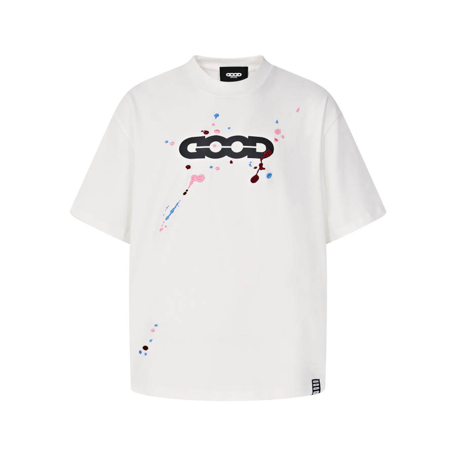 GB T Shirts Unisex White Crew Neck Moderate Straight Fit