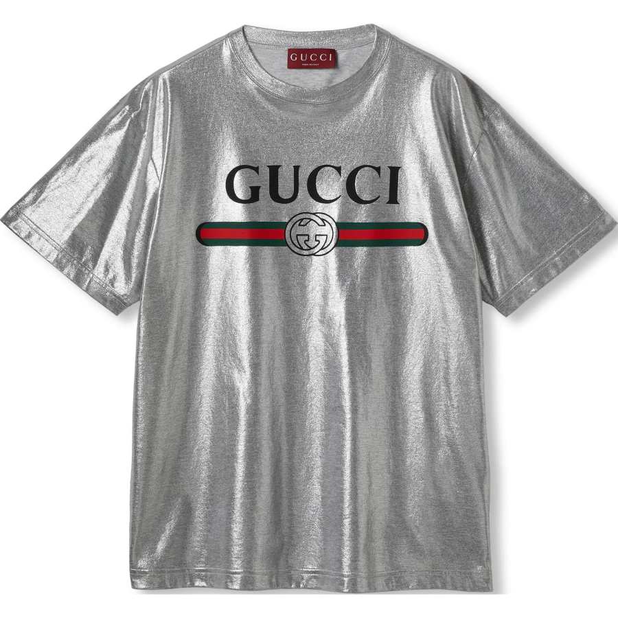 GUCCI Printed Jersey T-Shirt