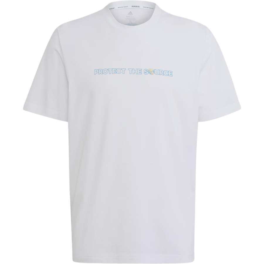 Adidas Adidas T Shirts Men's White Crew Neck Moderate
