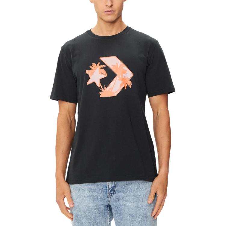 Converse Star Chev Festival T Shirt Men's Black