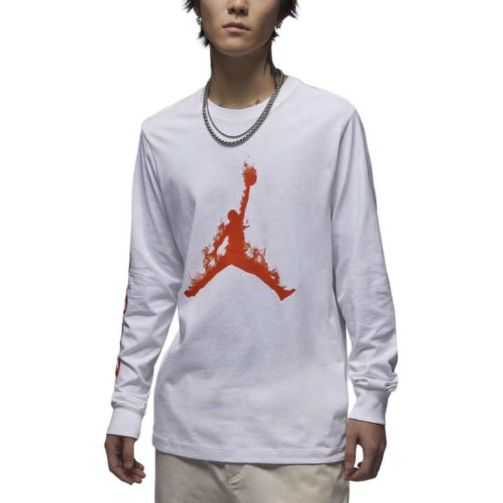 Jordan JORDAN Big Kids' "Up In Flames" Long Sleeve T-Shirt