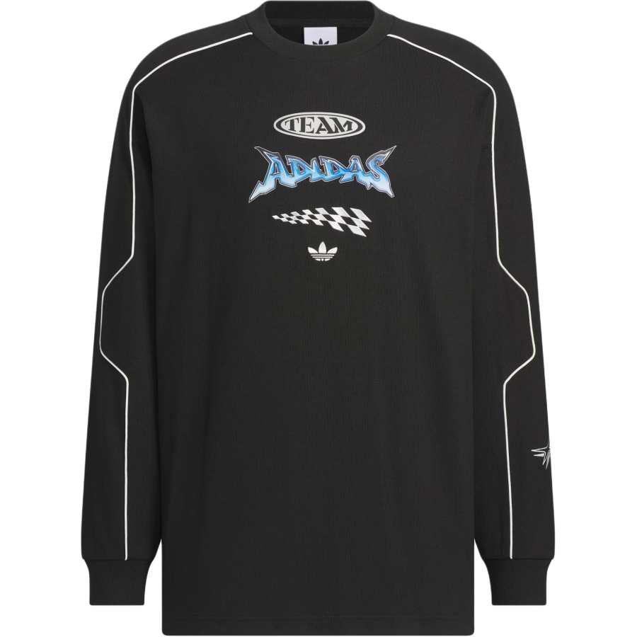 Adidas Originals V DAY RAC CREW U T Shirt Unisex Black