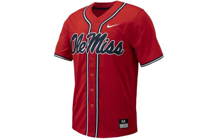 Nike Nike Ole Miss Men's Nike College Replica Baseball Jersey