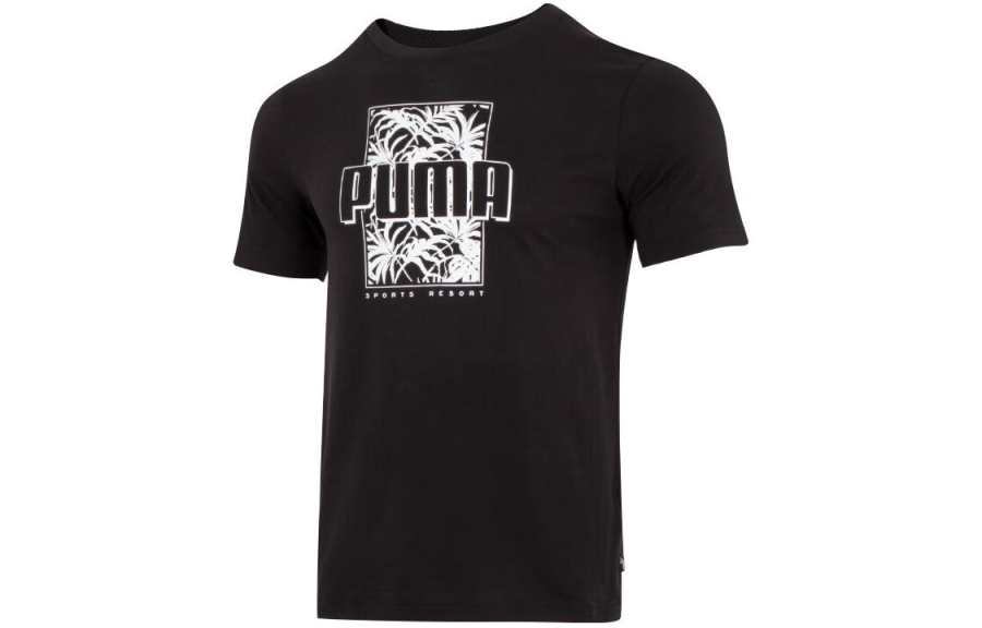 PUMA Palm Resort T Shirt Men's Black