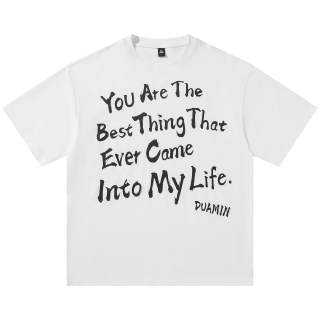 Duamin T Shirts Unisex Crew Neck Moderate
