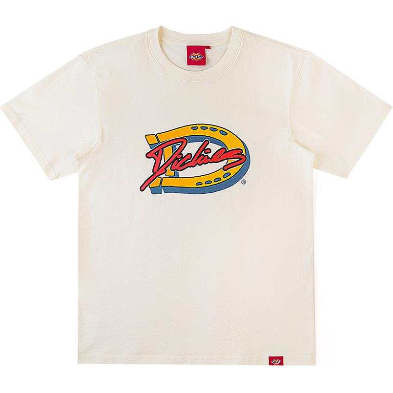 Dickies T Shirt Unisex Cream White