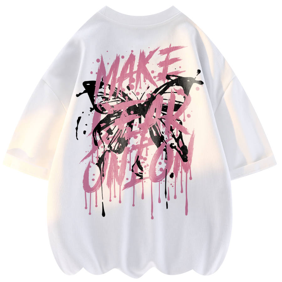BEAR UNION T Shirts Unisex Crew Neck Moderate Straight Fit