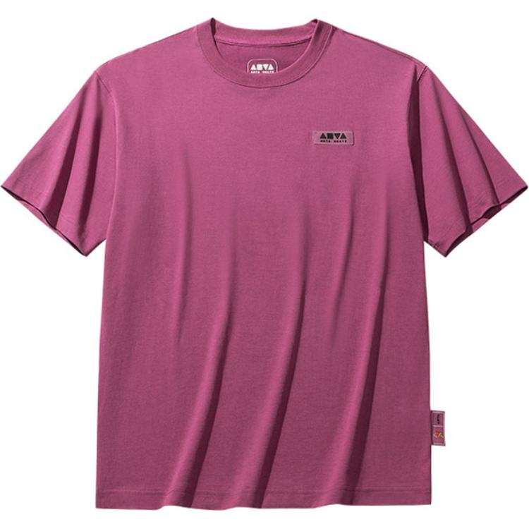 Anta Life Collection T Shirt Men's Smoky Pink Purple