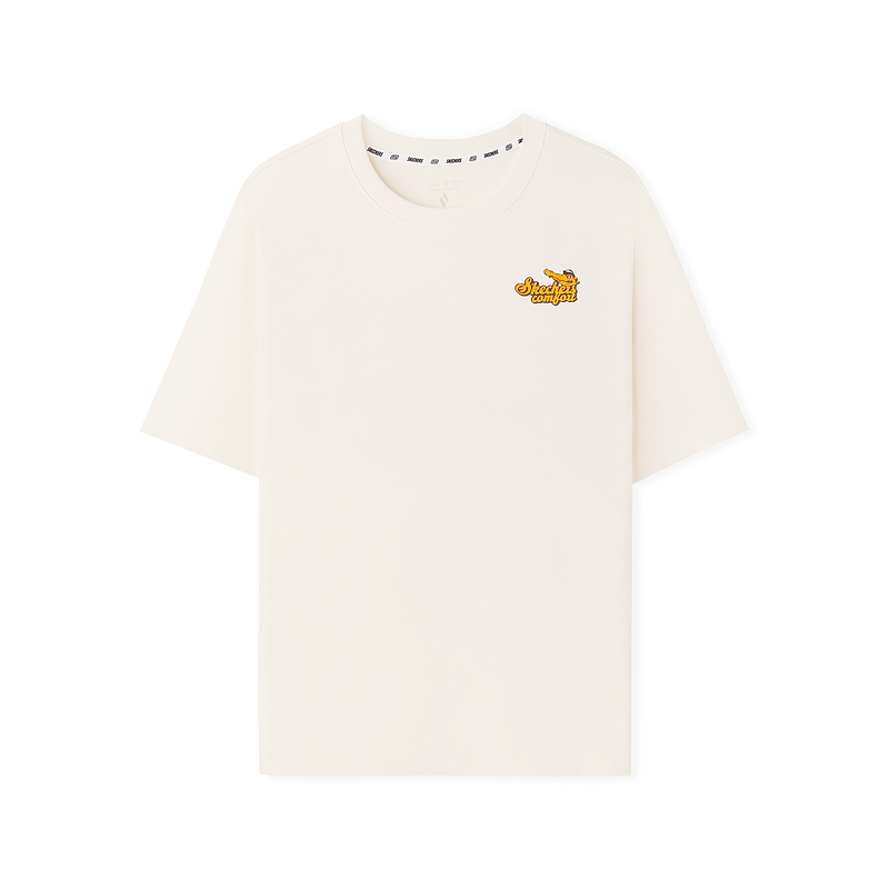 Skechers T Shirt Unisex Pure White