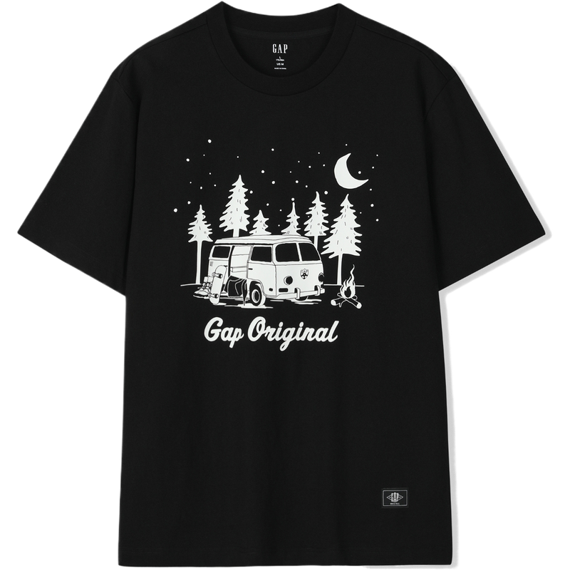 GAP T Shirts Unisex Crew Neck Moderate Straight Fit