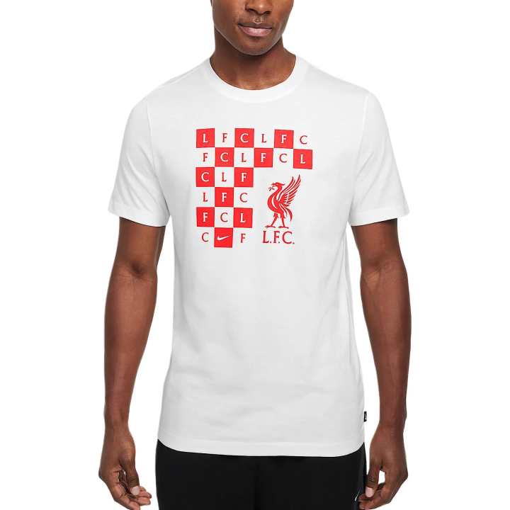 Nike Nike Liverpool Fc Men's Nike Soccer Checkered T Shirt