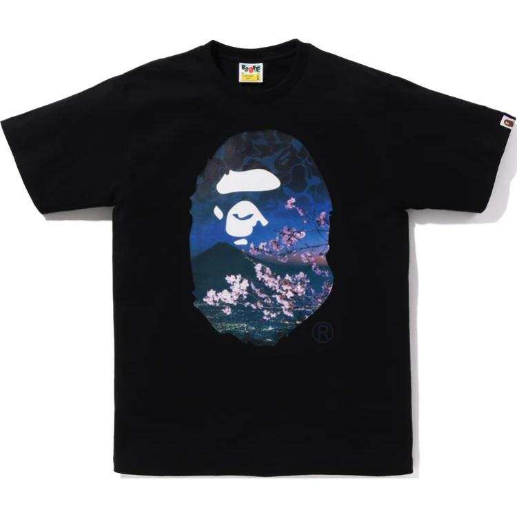 A BATHING APE Bape Sakura Photo Ape Head #2 Tee SS24