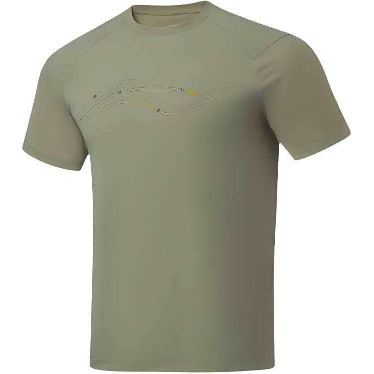 Li-Ning Li Ning Fitness Series T Shirt Men's Elm Branch Green
