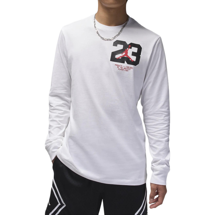 Jordan Jordan T Shirts Men's White Crew Neck Moderate