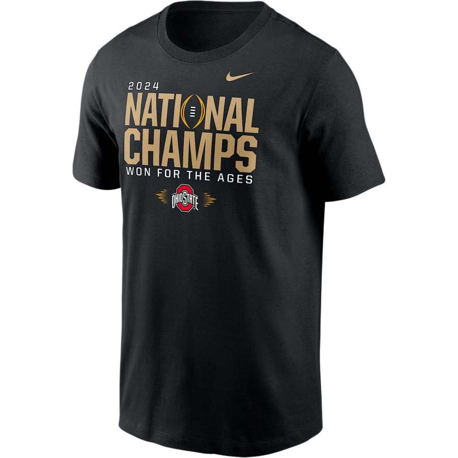 Nike Nike Ohio State Buckeyes 2024 College Football Playoff National Champions Locker Room Men's Nike College T-Shirt