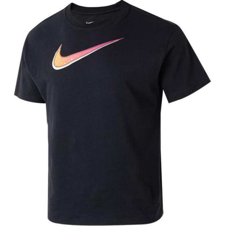 Nike Nike T Shirts Men's Black Crew Neck Moderate
