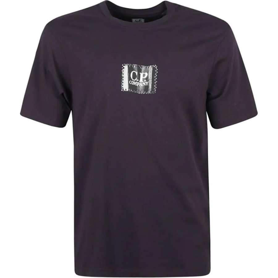 C.P.Company Logo print T shirt